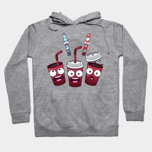 Cute Soda And Straws Hoodie